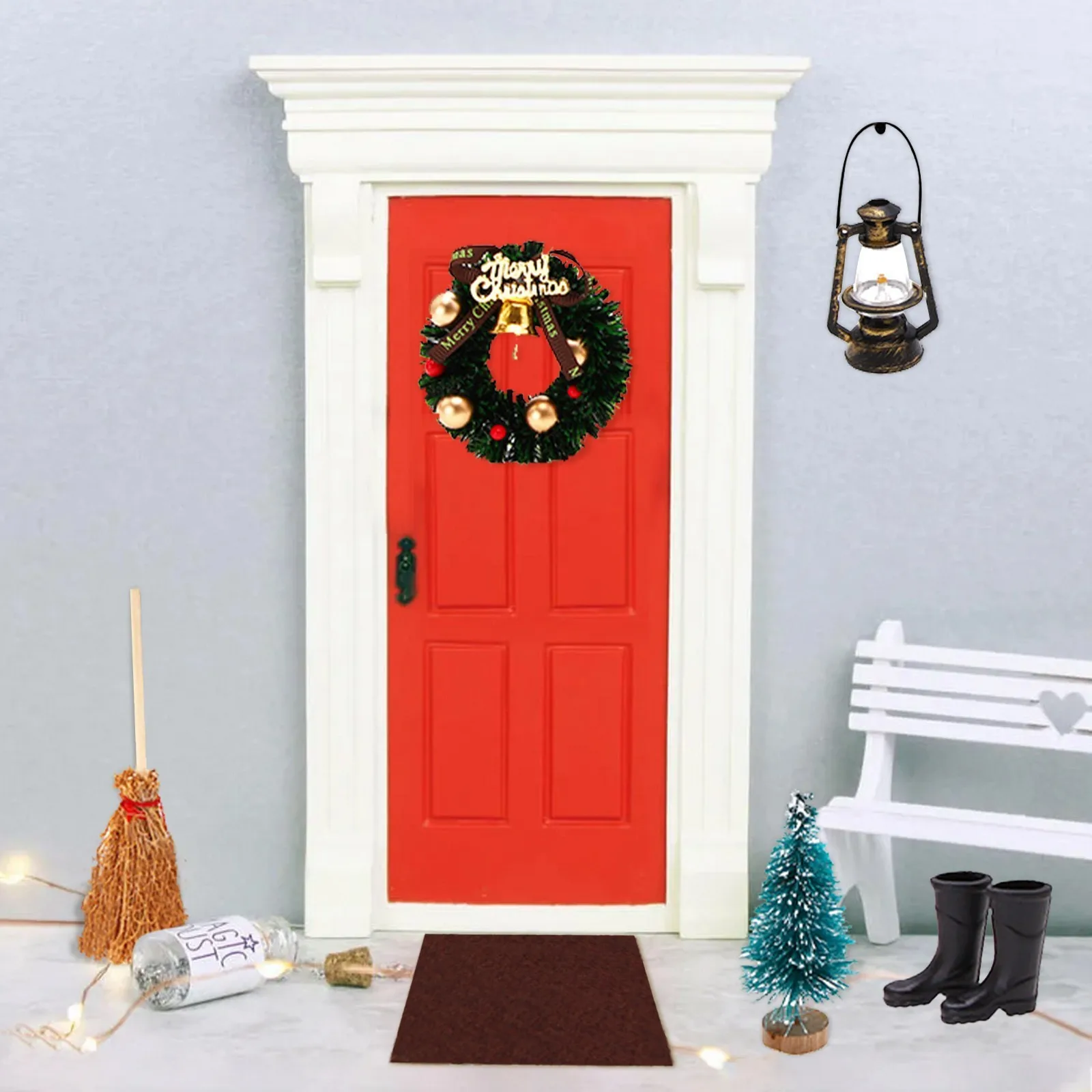 9 шт. новогодние полимерные мини-украшения для кукольного домика | Дом и сад