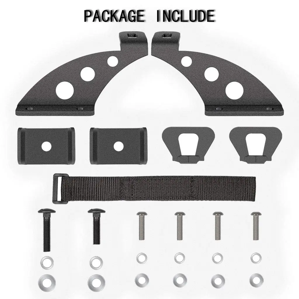 Hi Lift Jack Mount kit Hood/Door Hinge Bracket for 2007-2019 2008 2009 2010 2011 2012 2013 2014 2015 2016 2017 2018 Jeep JK Only |
