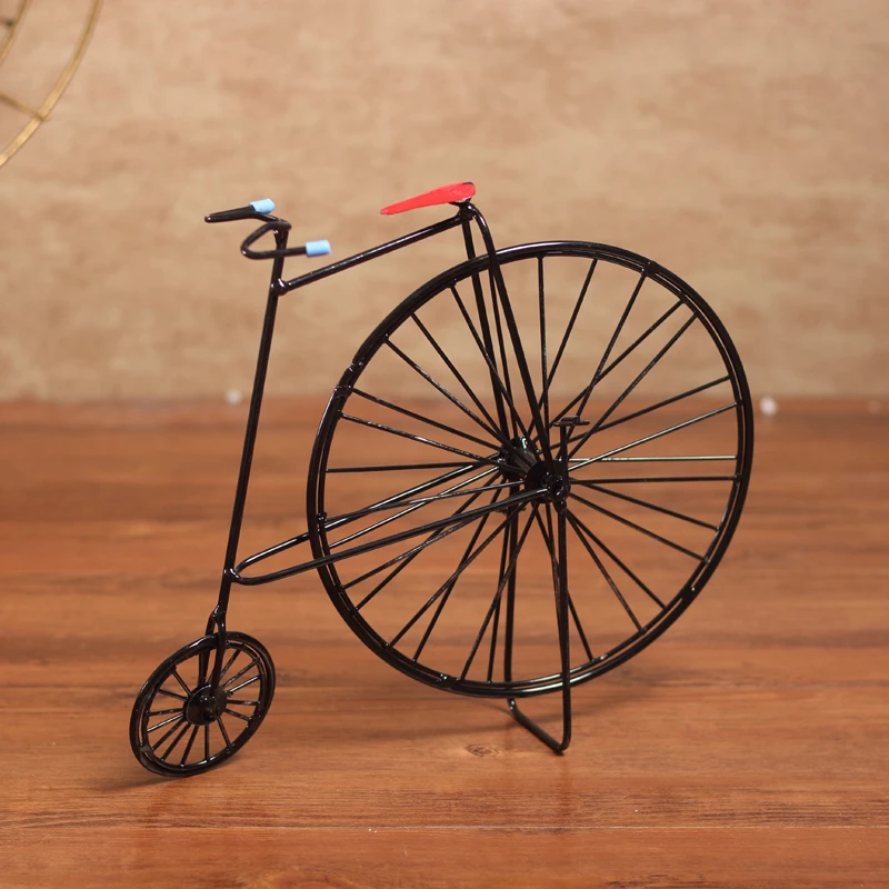 

countryside desktop decoration bicycle sitting room window lattice wine cabinet TV cabinet display furnishing articles