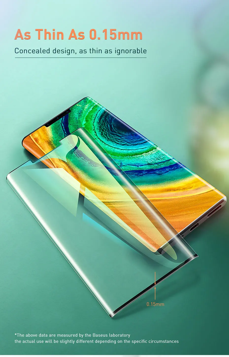 Baseus 2 шт 0,15 мм Защитная пленка для экрана из закаленного стекла для huawei mate 30 20 Pro Защитная пленка для huawei mate 30 Pro 20 Pro
