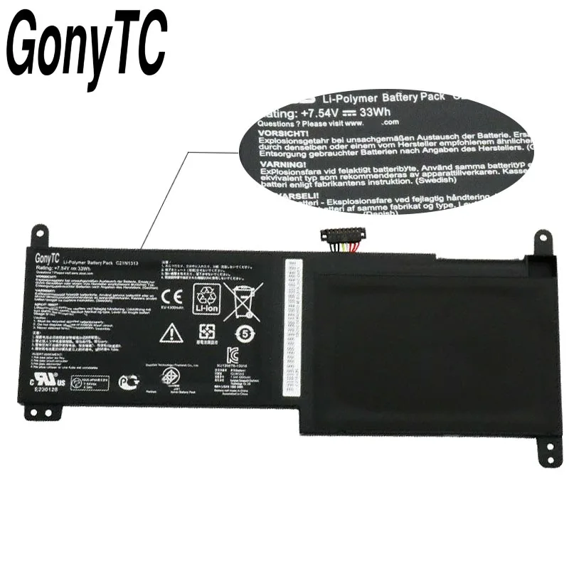 GONYTC C21N1313 7 54 V 33Wh оригинальная новая книга Аккумулятор для ноутбука ASUS Transformer TX201