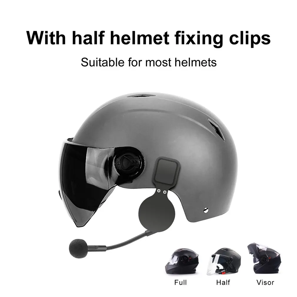 

M6 Motorcycle Helmet Headset Motorcycle Wireless 5.0 Outdoor Headphone Hands-free Call Voice Assistant Headset
