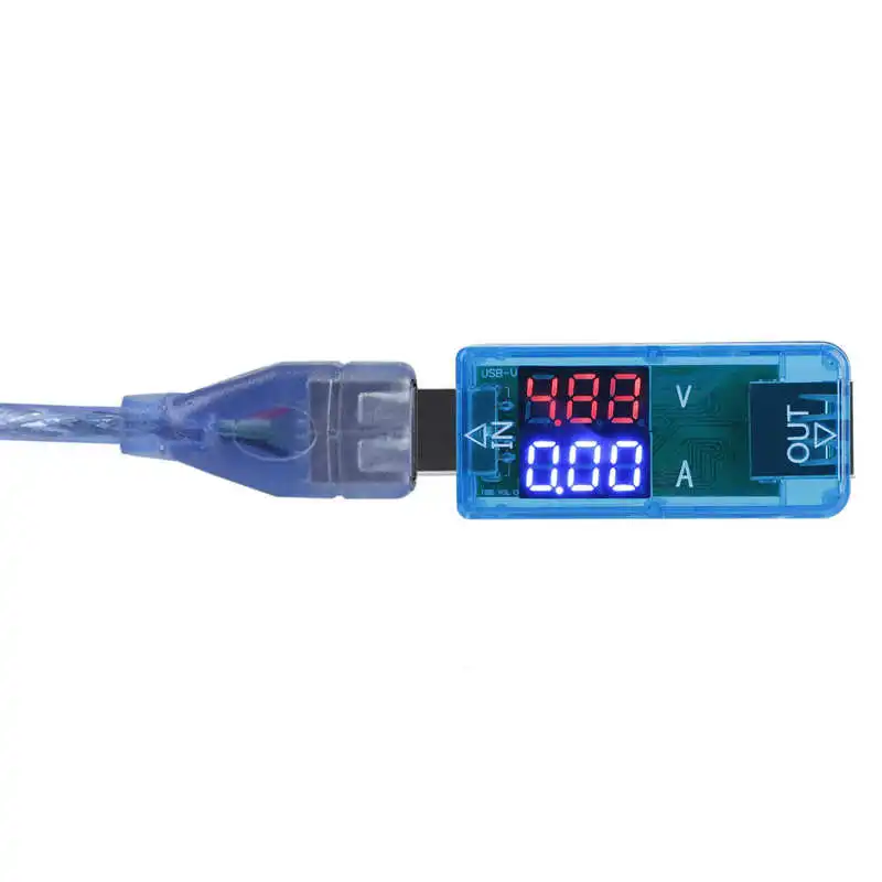 USB цветной ЖК-Вольтметр Амперметр измеритель тока мультиметр зарядное