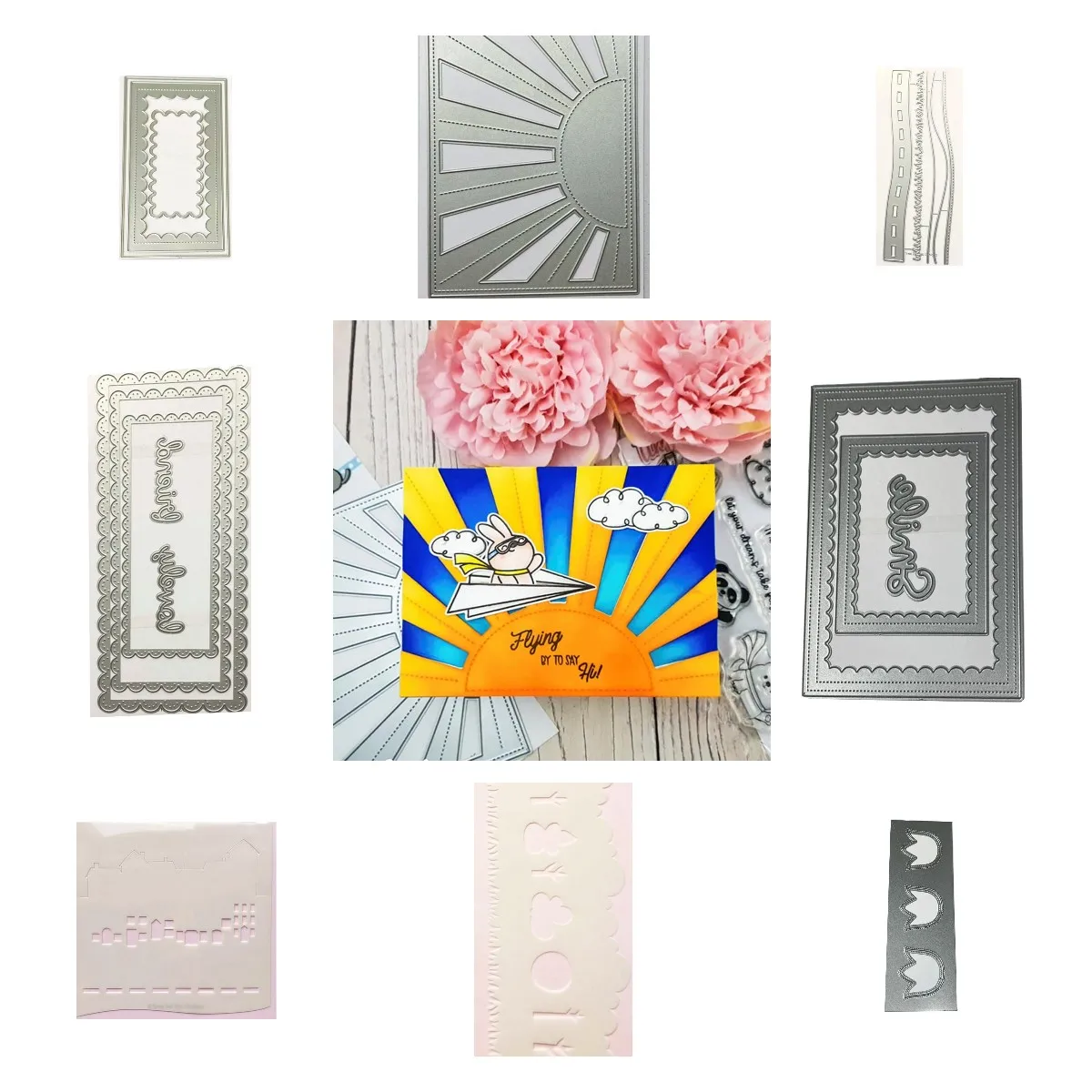 

2021 New Arrivals Die Grass Flower Background Pattern Cutting And Stencil Dies Decoration Cutters For Scrapbooking Craft Diy