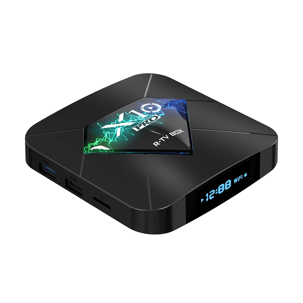 ТВ приставка X10 PRO Android DDR4 4 + 64 ГБ Amlogic S905X2 2 4/5 ГГц Wi Fi Bluetooth|ТВ-приставки и