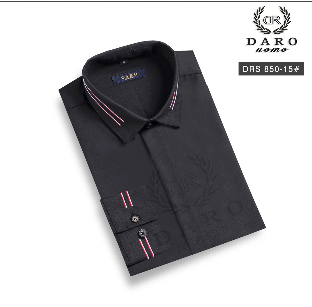 Camisa мужские рубашки с длинными рукавами, мужская рубашка, брендовая одежда, повседневная, приталенная, Camisa, в полоску, Masculina Chemise Homme DR850
