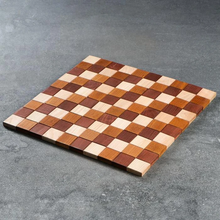 Подставка под горячее &quotАвторская 3D&quot 50х50х1.5 см 3 древесных оттенка