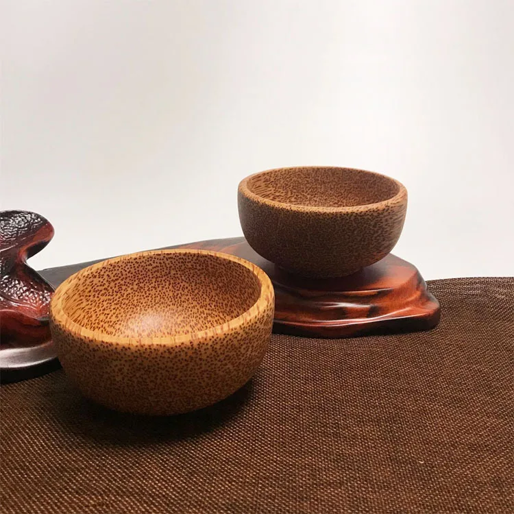 Натуральная старая чаша из кокосового дерева для риса Кокосовая Скорлупа