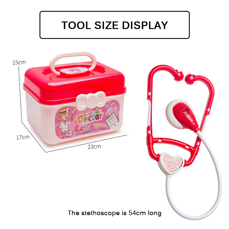 

Children'S Play House Doctor Toy Set Simulation Pill Box Injection Play House Toys Kid Doctor Role Play Toy Gifts For Children