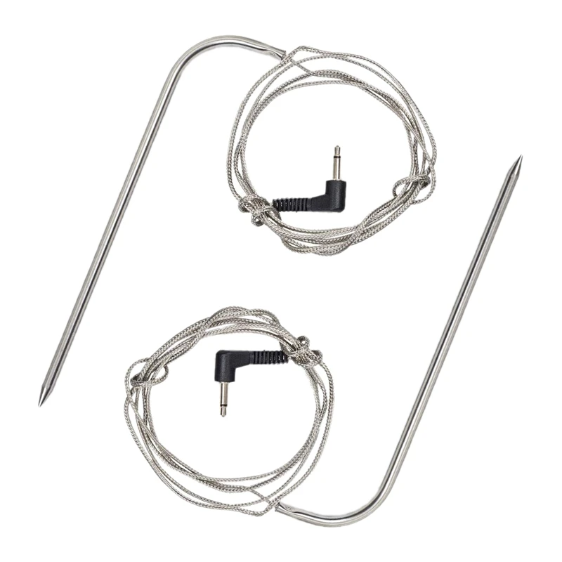 

Replacement High-Temperature Meat Probe for Pellet Grills and Pellet Smokers Compatible with Pit Boss Grills, 2Pc Waterproof BBQ