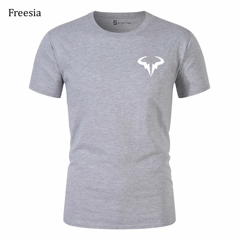 Футболка мужская хлопковая популярная теннисная майка черная Топ | Мужская