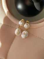 timeless wonder gorgeous baroque pearl stud statement earrings women jewelry gothic boho designer ins sweet japan rare kpop 3162
