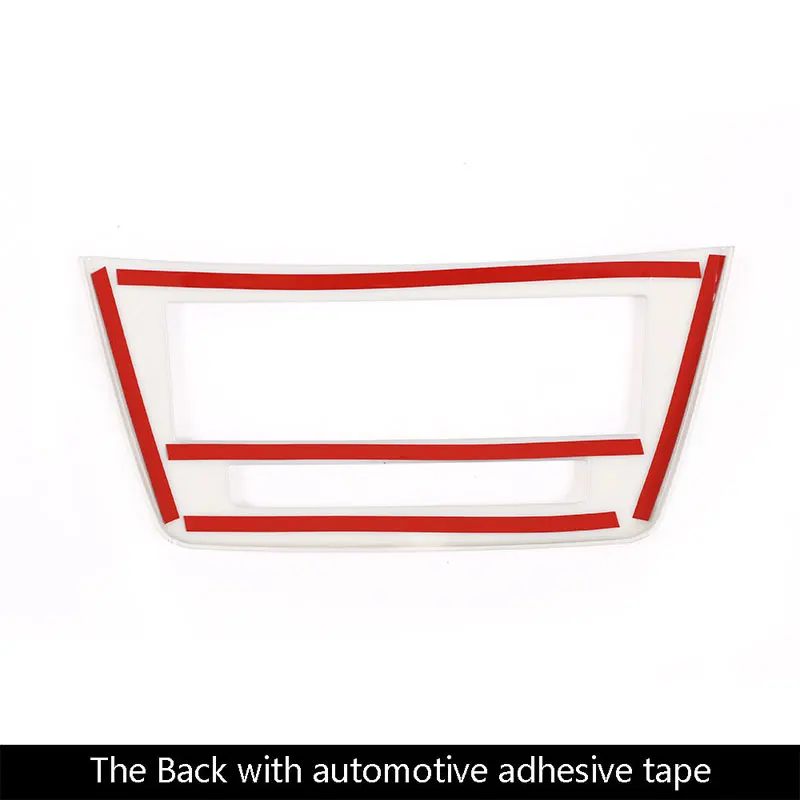 

Car Interior Modification ABS Center Console CD Buttons Decoration Cover Frame Trim Fit For Mercedes-benz C Class W204 2011-2013