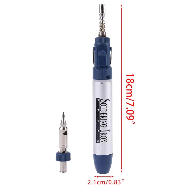 

3in1 Cordless Butane Torch Gas Solder Pen Iron Welding Compact Iron Tools Q84D