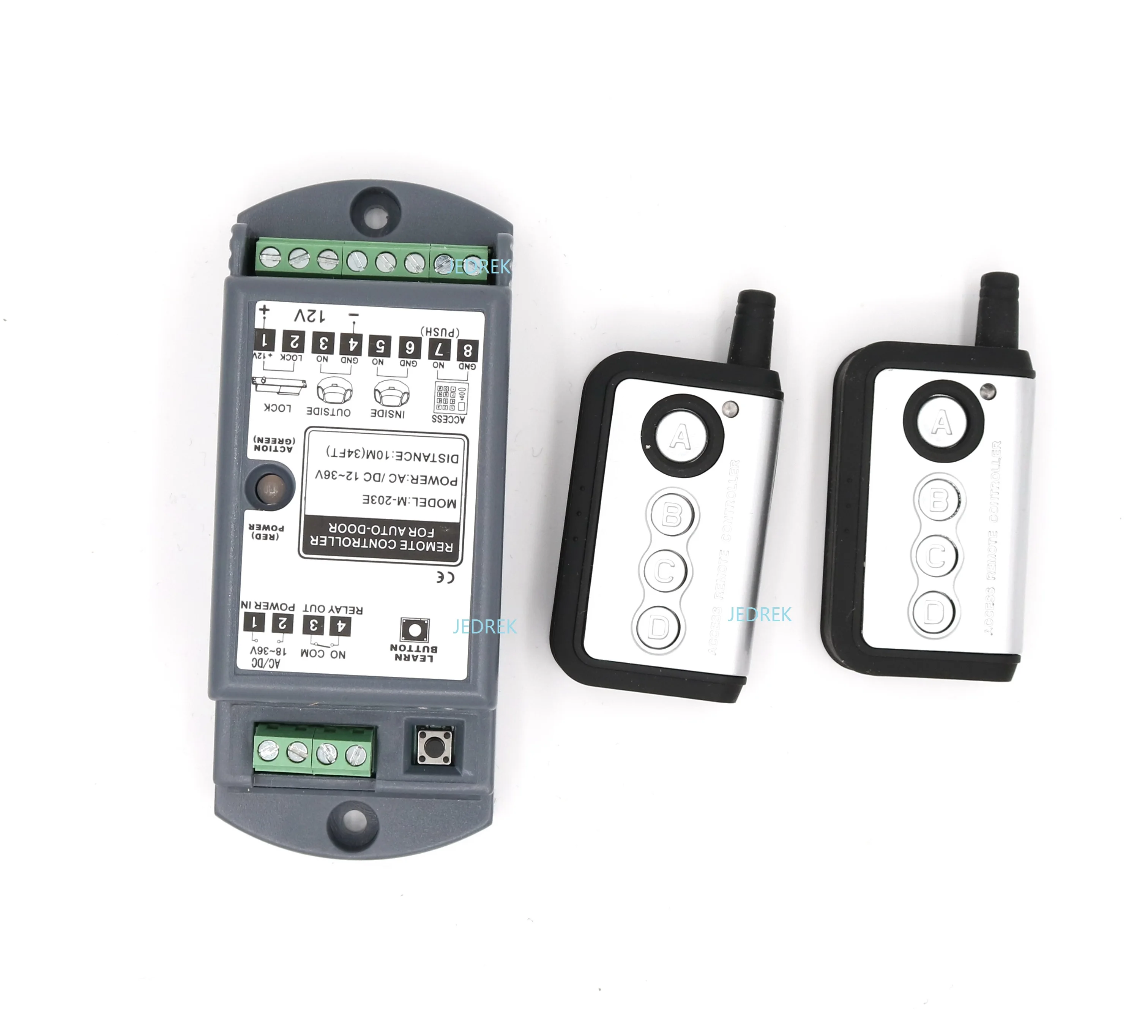 

M-203E 10m 34FT Multifunction wireless remote control switch for Automatic door auto-door