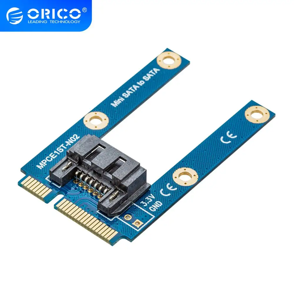 ORICO SATA 7PIN к адаптер mSATA SATA3 протокол плоский тип SSD SATA3.0 SATAIII полный размер по