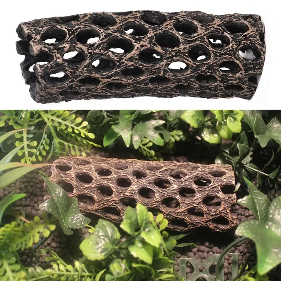 Украшение для террариума имитация смолы аквариумные и террариумные пещера