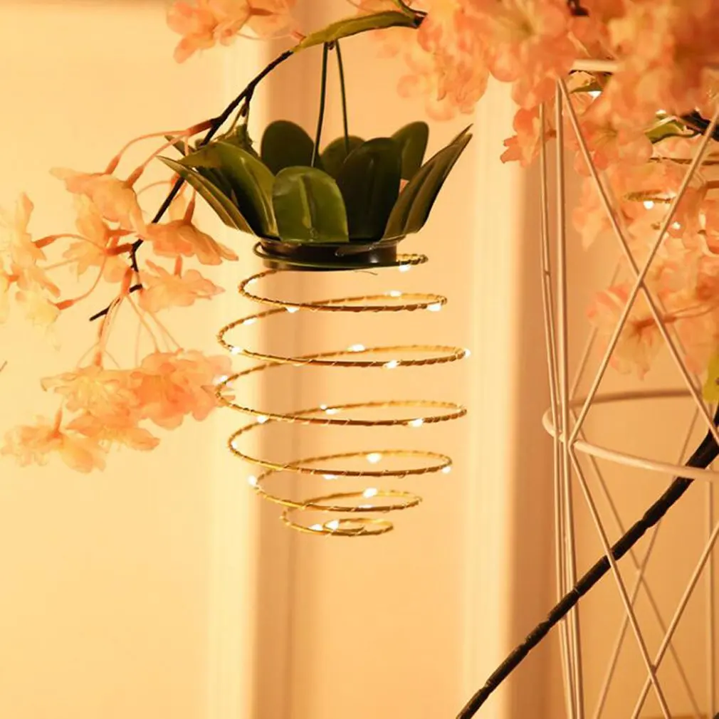 Светодиодный светильник-обруч на солнечной батарее в форме фруктов садовый