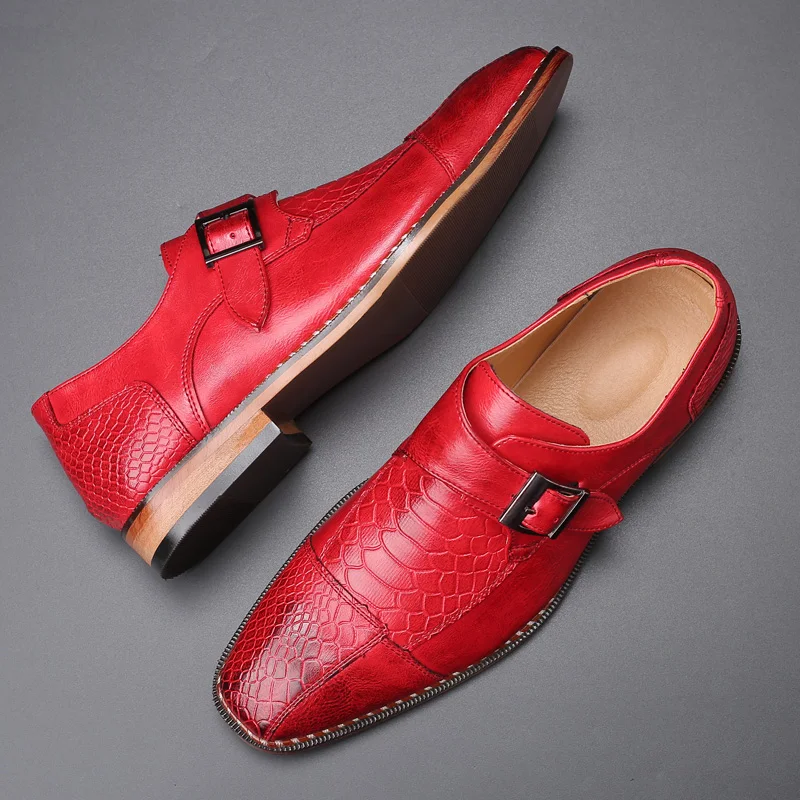 Misalwa высококачественные мужские туфли с одной шнуровкой классические ручной