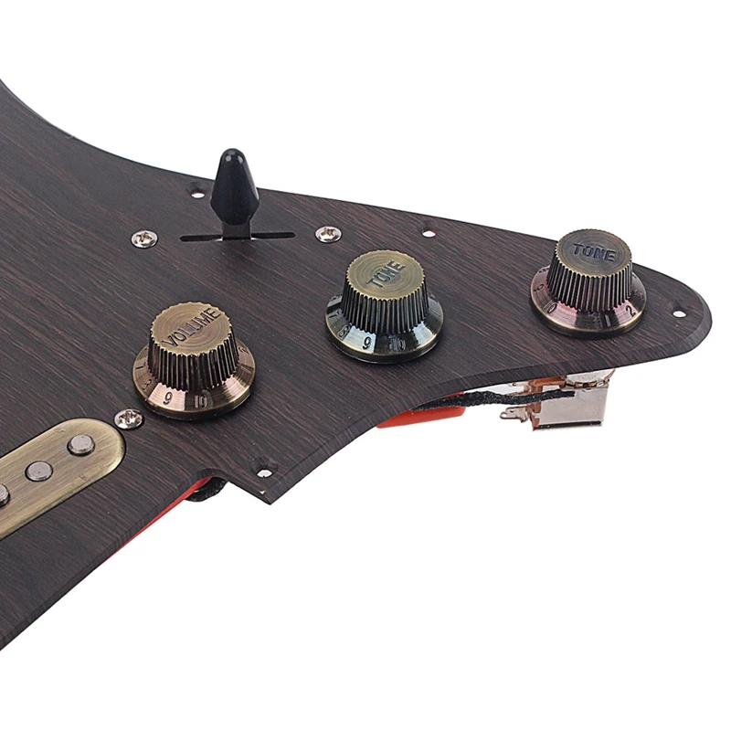 

Guitar Parts Prewired-Loaded SSS Pickguard Alnico V Pickups for Strat Guitar Guitar Accessories