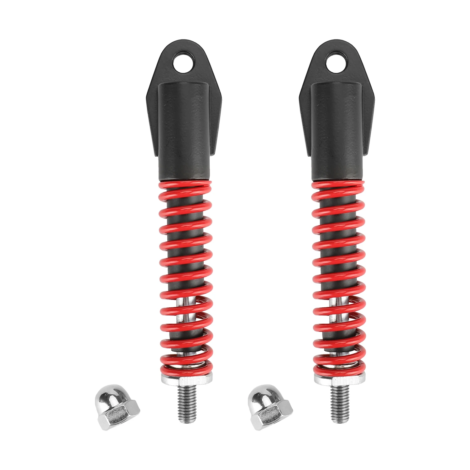 

8/10 Inch Hydraulic Shock Absorption without Hook for 8/10Inch Electric Scooter Red Hydraulic Vehicle Spring Shocks Absorber