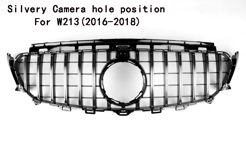 GT-R стиль Вертикальный бар ABS Черная решетка подходит для BENZ W213 E200 E300 E320 |