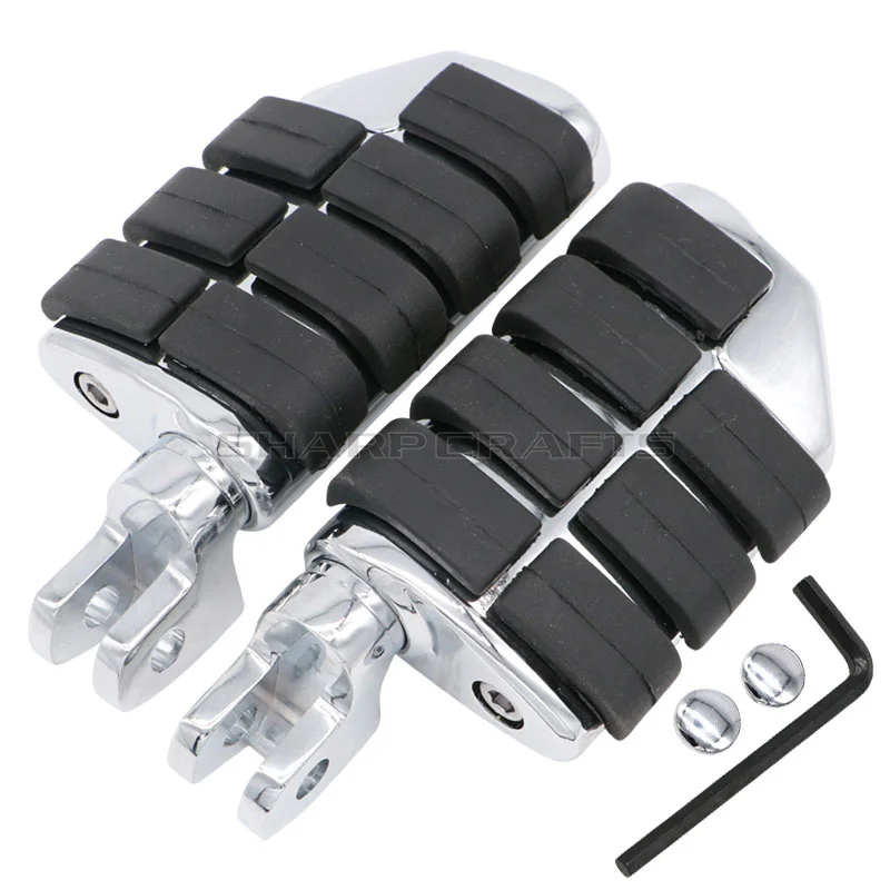 Подножки для YAMAHA Dragstar V-Star XVS650 DS650 XVS1100 DS1100 V-Max Virage XV750 XV1100 Stryker Bolt - Цвет: B