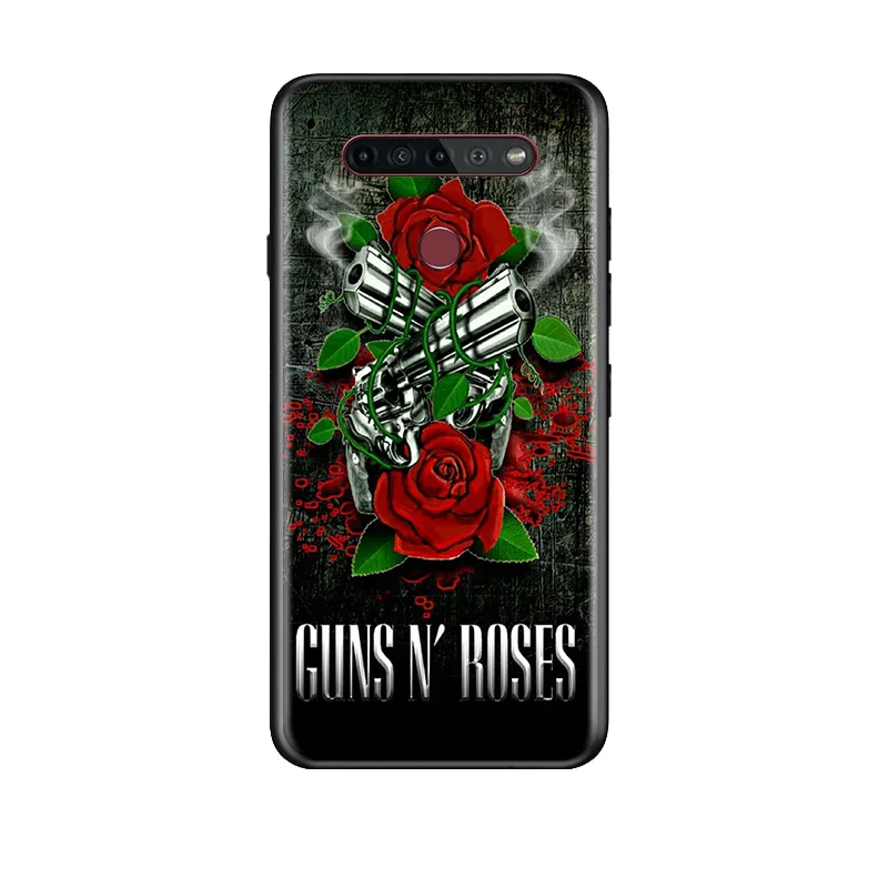 

Guns N Roses Band For LG G8 V30 V35 V40 V50 V60 Q60 K40S K50S K41S K51S K61 K71 K22 ThinQ 5G Phone Case