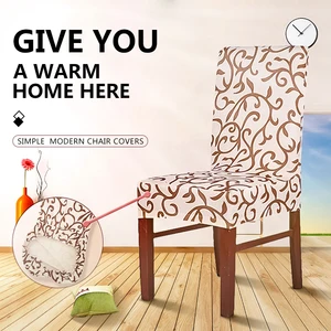 Съемный чехол для стула с принтом Meijuner, большой эластичный чехол, современный чехол для сидений на кухне, растягивающийся чехол для стула, для банкета
