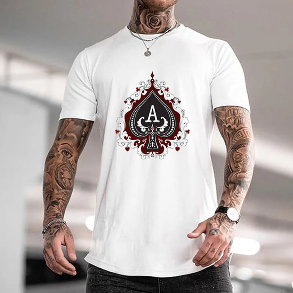 

Western Style T-shirt Fashion Brand 2021 Summer Casual Loose Simple Popular Thin White Heart Print Letter Round Neck Summer