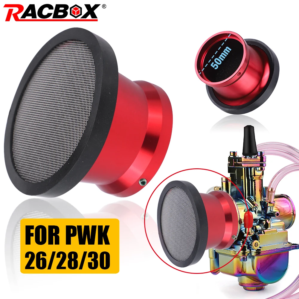 Карбюратор для мотоцикла PWK воздушный фильтр 50 мм с сетчатым скоростным стержнем