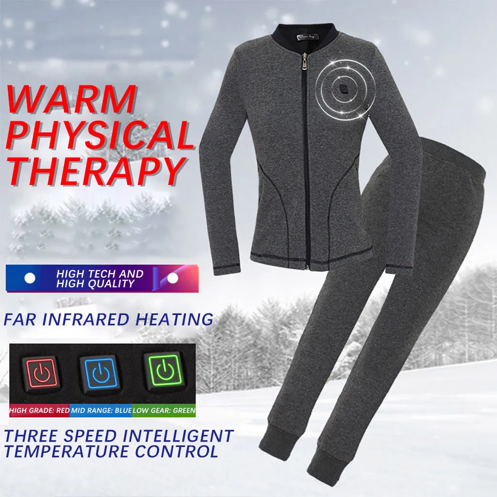 Уличная теплая одежда с подогревом для катания на лыжах рыбалки зарядки костюм