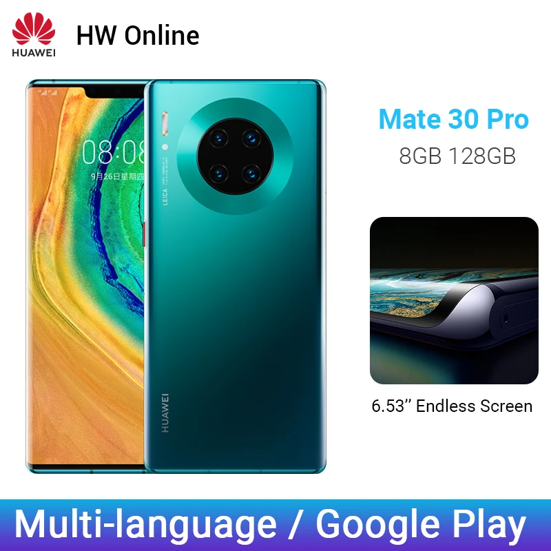 Huawei Mate 30 Pro мобильный телефон 6 53 ''Kirin 990 Octa Core 40MP Quad Camera смартфон 4500mAh 40W быстрое
