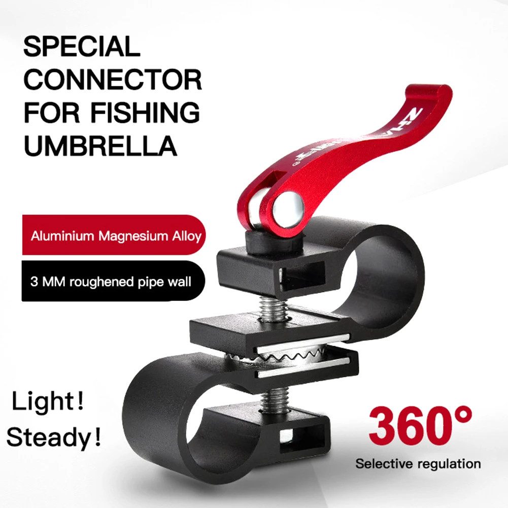 

Heavy Duty Fishing Chair Umbrella Stand Holder Fixed Clip Brackets Mount Accessories Outdoors Universal Easy Install Clamp