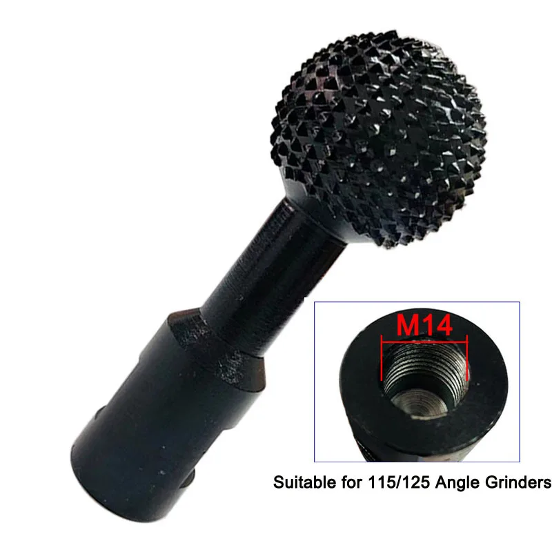 10/14 мм Шлифовальная головка круглые шарики сверла для резьбы по дереву угловой