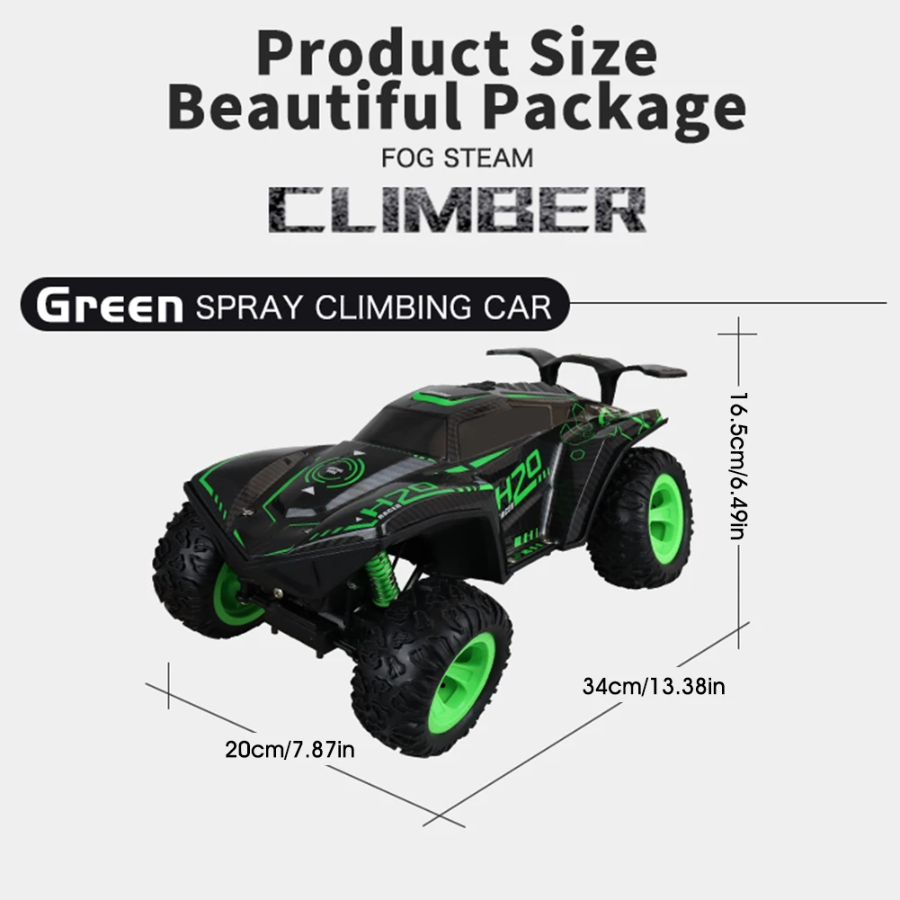 

1:12 RC Cars Remote Control Off-Road Vehicles 4WD Monster Truck with Light and Mist for Kids and Adults