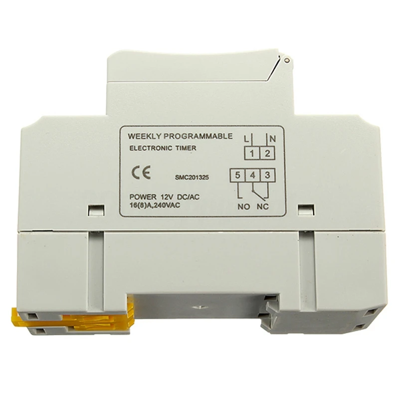 Новый din рейку реле времени цифровой ЖК дисплей мощность Программируемый таймер