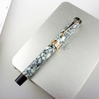 jinhao 100 centennial resin fountain pen with jinhao logo fmbent nib converter writing business office gift ink pen