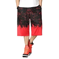 summer sportswear track shorts mens casual boardshorts loose baggy straight plus size clothing