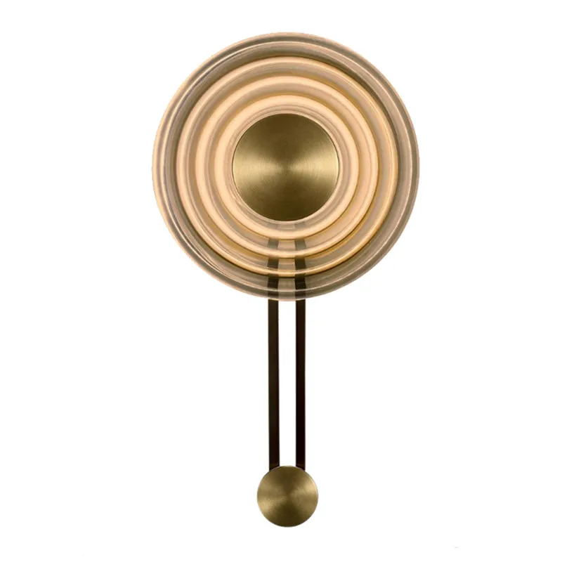 

Fashion Personality Wall Lamps Modern Metal Glass Wall Lights For Restaurant Bedside Bedroom Living Room Wall Sconces WA187