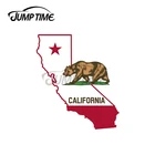 Водонепроницаемая наклейка на автомобиль, с изображением медведя из штата Калифорния, 13x3,8 см, наклейки на автомобильные окна