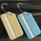 Металлическая багажная бирка для мужчин и женщин, Креативные аксессуары для путешествий, портативная бирка для рюкзака, чемодана, ID-адреса, держатель для багажа