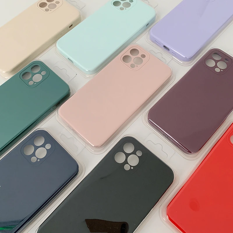 

Luxury Original Silicone Case for iPhone 13 12 Mini XR XS Max Official Cover for Apple iPhone 11 Pro Max 7 8 SE 2020 6S Plus