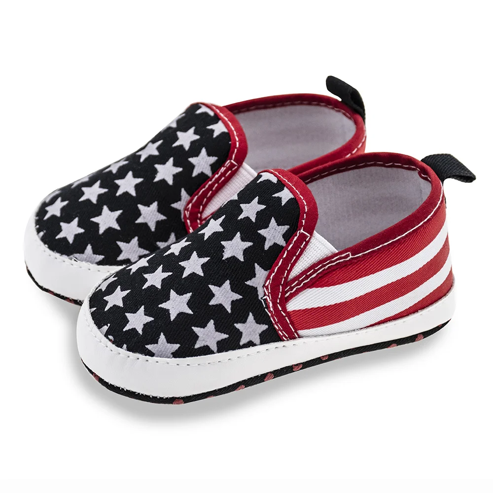 Обувь для новорожденных детей ясельного возраста Мягкая подошва в клетку со