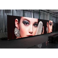 Die Cast Aluminum Cabinet 500500mm 128128dots SMD1921 Full Color RGB LED Display Screen P391 Outdoor Panel Rental
