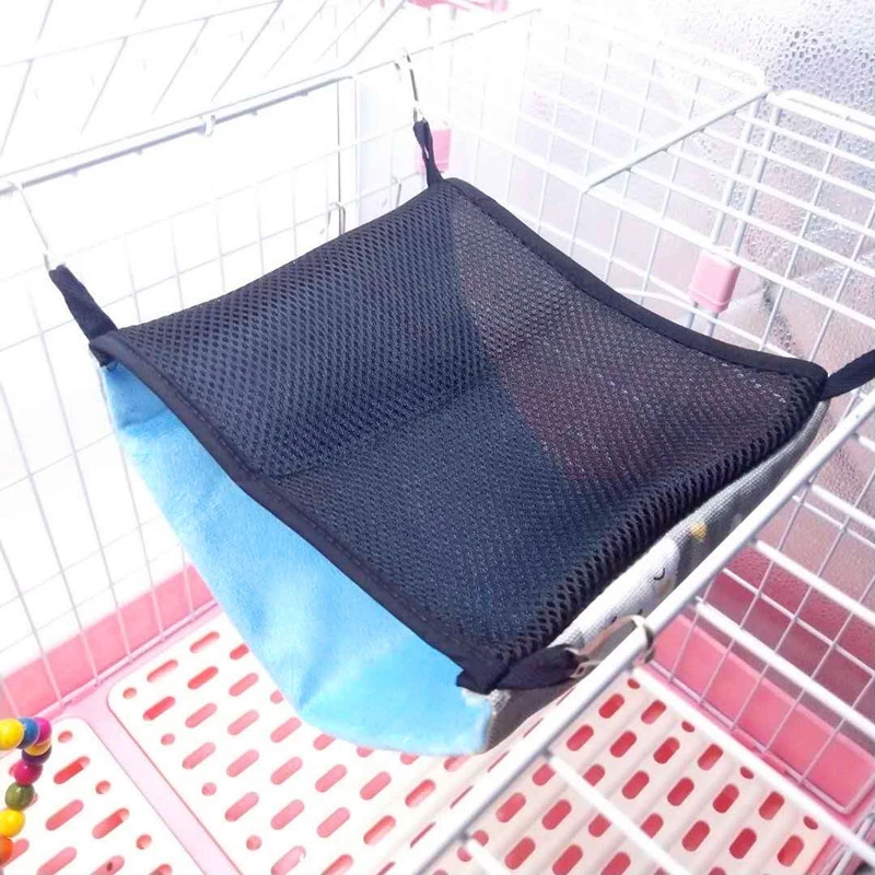 Маленький крючок для животных гамак гнездо хомяк двухслойная дышащая сетчатая