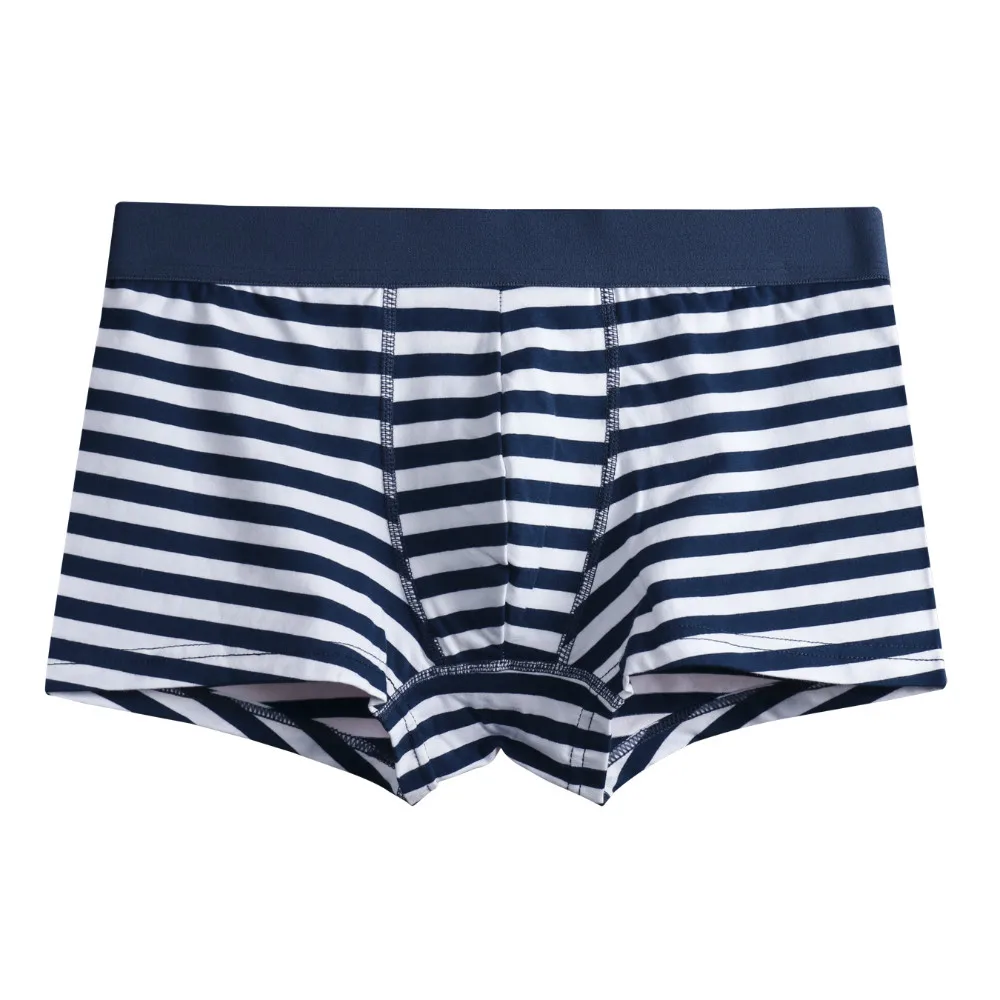 A0125 Blue L2 Мужские хлопковые мягкие Unerpant мужское Мужское нижнее белье, боксеры с коротким мошонком, забота о капсулах, функция молодежного здоровья, сеульские выпуклые трусы-боксеры - Цвет: A0125 Blue L2