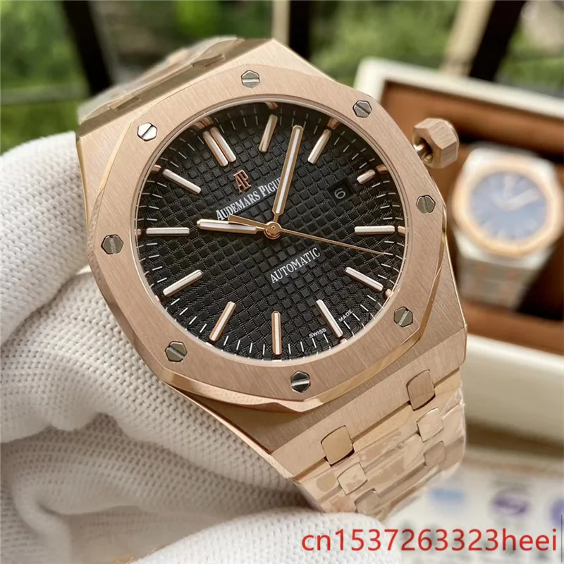 

Audemars Piguet watch men's skeleton automatic mechanical AAA watch gold skeleton retro men's women watch quartz watch