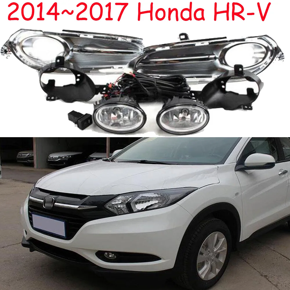 1 комплект фар бампера автомобиля для Honda hr-v противотуманных фар HR-V~ 2017y галогенные лампы 4300K провода hanress фары для HR-V противотуманных фар