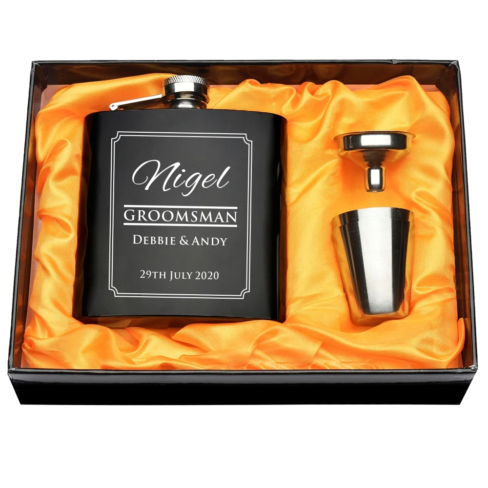 Фляга из нержавеющей стали 6 унций|Сувениры для вечеринок| |